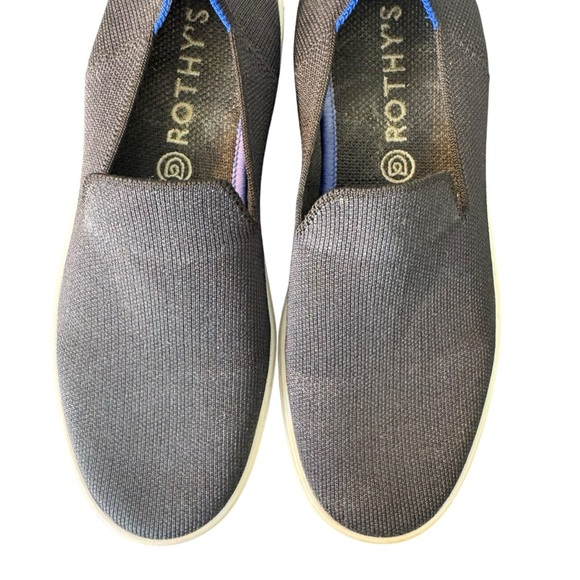 Rothy's - Black Loafers Slip-On Shoes Sz 7.5 - Picture 2 of 9